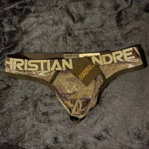 NEW Metallic thong